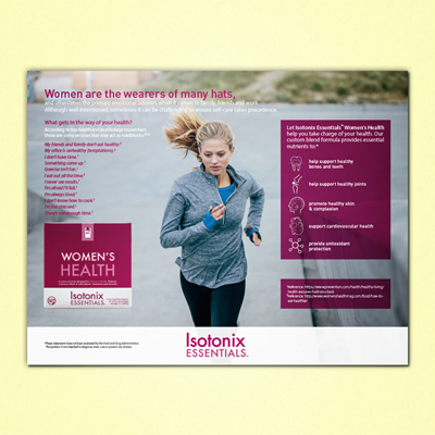 Isotonix® Womens Health Infographic Flyer