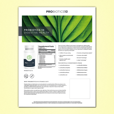 Probiotics-10 Flyer