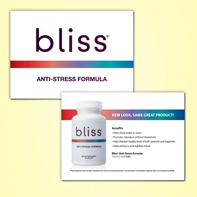 Bliss® Anti-Stress Formula Postcard