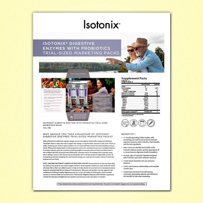 Isotonix® Digestive Enzymes Product Flyer