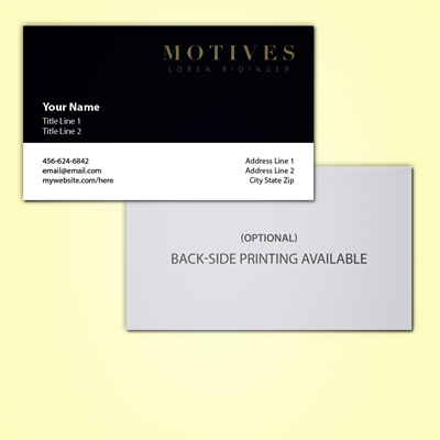Motives Business Card (Design 1)