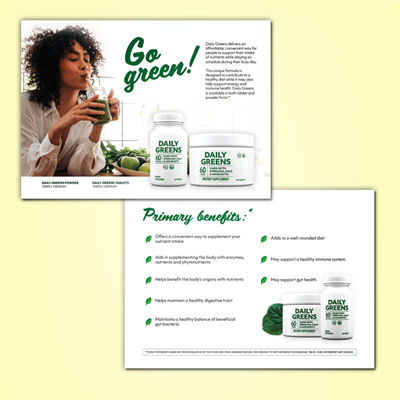 Daily Greens Postcard