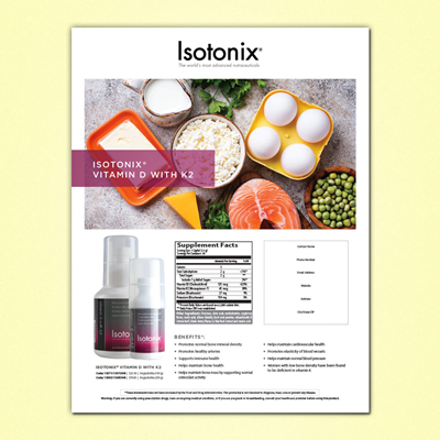 Isotonix® Vitamin D Flyer